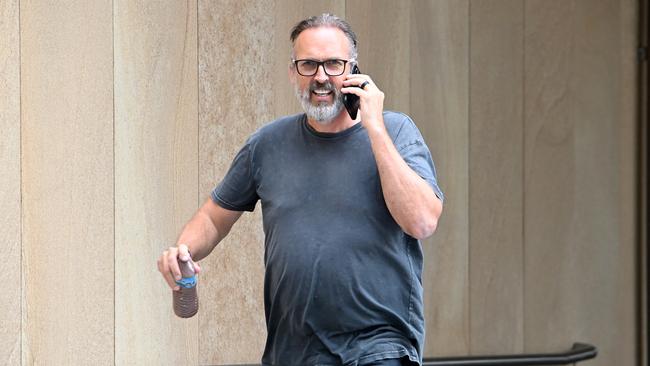 Former Privium Group boss Robert Harder leaves Brisbane Federal Court on Thursday. Picture: John Gass