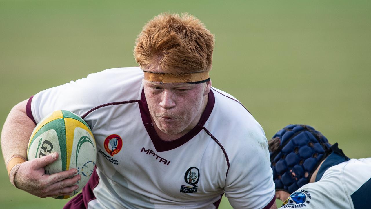 Queenslander Manaaki Bateman on the burst last year. Picture: Julian Andrews