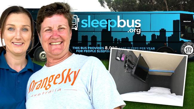 Australian Street Aid Project founder Kayleigh Brewster has teamed with Orange Sky Laundry Mackay service coordinator Lisa Jamieson to bring a Sleep Bus to Mackay.