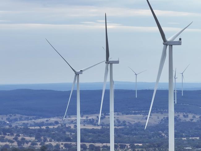 MacIntyre Turbines Completed - Acciona's MacIntyre Wind Farm in Queensland. Picture - Supplied