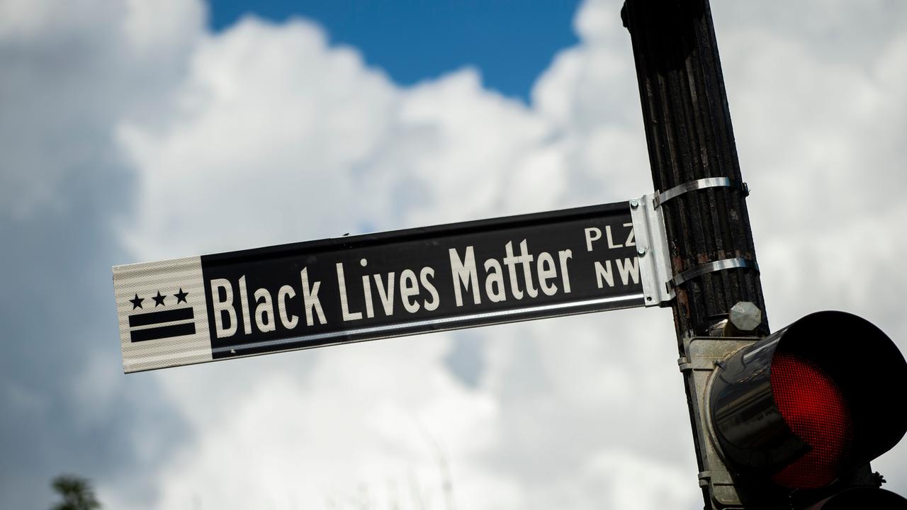 Local authorities renamed the street in Washington D.C. Picture: Roberto Schmidt/AFP