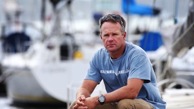 Sailor Chris Nicholson from Belmont is racing south on a line honours favourite.