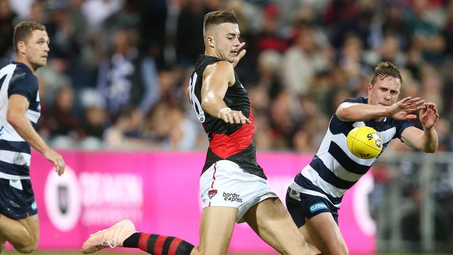 The Saints are chasing Essendon’s Sam Draper. Picture: Michael Klein