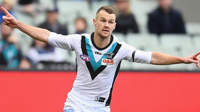 Robbie Gray put on a show in the second term. Picture: Getty