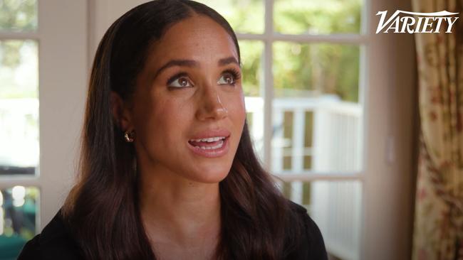 Meghan commented that ‘life started to come back’ after she left the UK. Picture: Variety