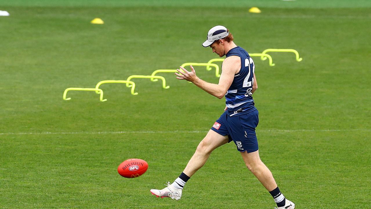 Gary Rohan in action a training. Picture: Alison Wynd