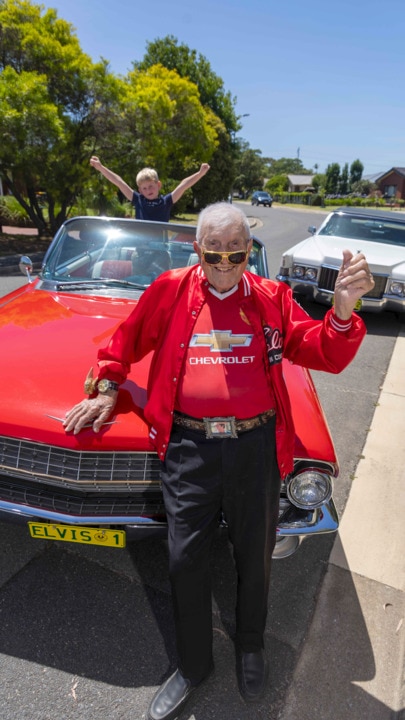 Australia's oldest Elvis fan? Pat Staltari turns 100