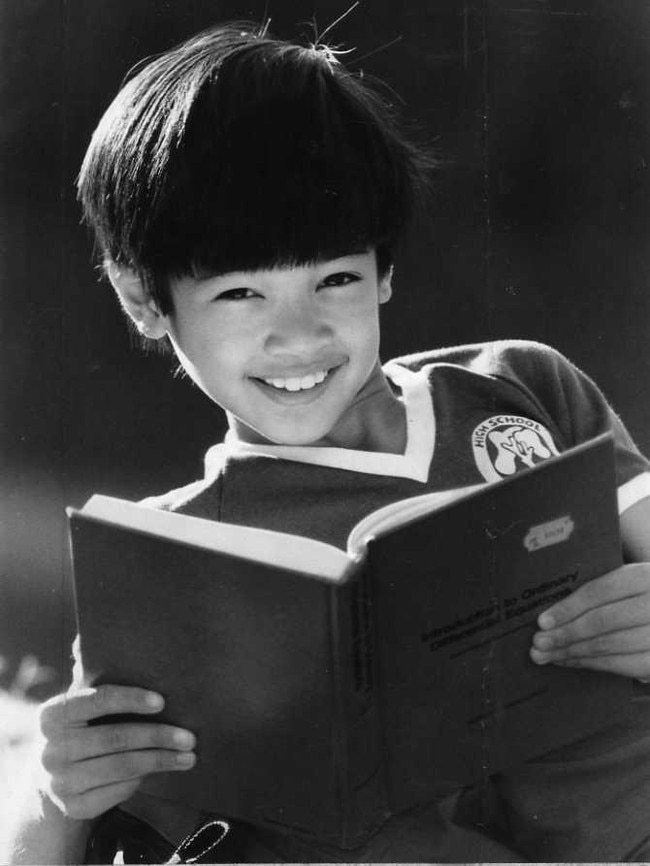 SA child prodigy mathmetician Terence (Terry) Tao. Seen here in 1986. Picture: Kevin Bull