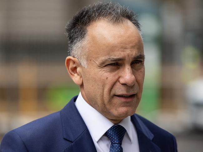 MELBOURNE, AUSTRALIA - NewsWire Photos - 4 OCTOBER 2024: Victorian Opposition leader John Pesutto arrives at the Federal Court of Australia. Picture: NewsWire / Diego Fedele