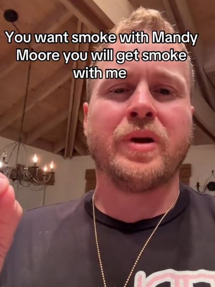 Spencer Pratt warned people not to come for Mandy Moore. Picture: TikTok