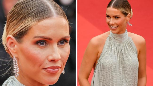 Claire Holt at the 'Killers of the Flower Moon' red carpet at the Cannes film festival. Picture: Getty