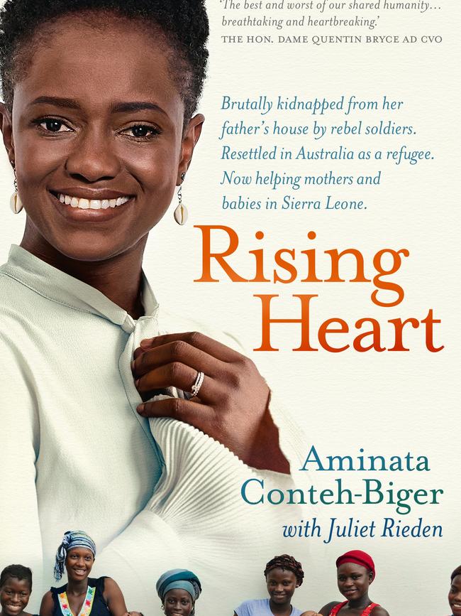 Cover detail: Rising Heart, by Aminata Conteh-Biger