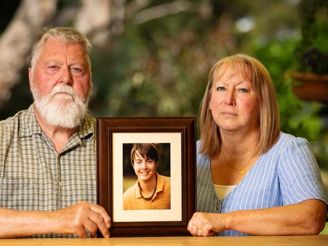 Marcus and Noelene Ward want the loss of their son Liam to mean something. Picture: Mark Stewart