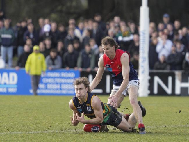 VAFA Premier Men's Grand Final - St Kevin's Old Brighton played at Trevor Barker Oval. Jack Darmody - St Kevins OB.  Picture: Valeriu Campan