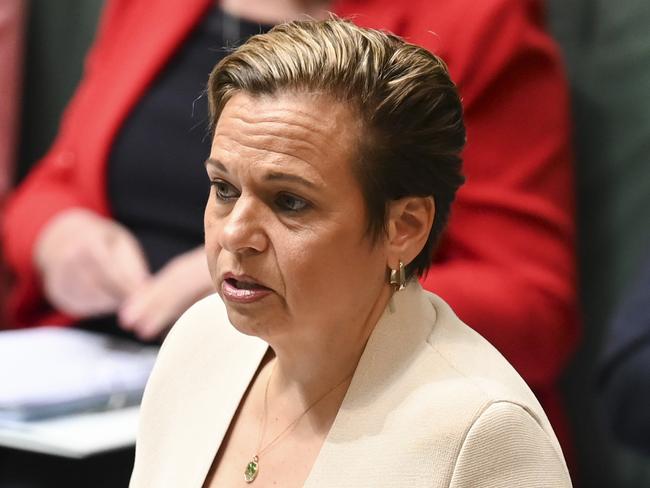 CANBERRA, AUSTRALIA, NewsWire Photos. SEPTEMBER 11, 2023: Michelle Rowland during Question Time at Parliament House in Canberra. Picture: NCA NewsWire / Martin Ollman