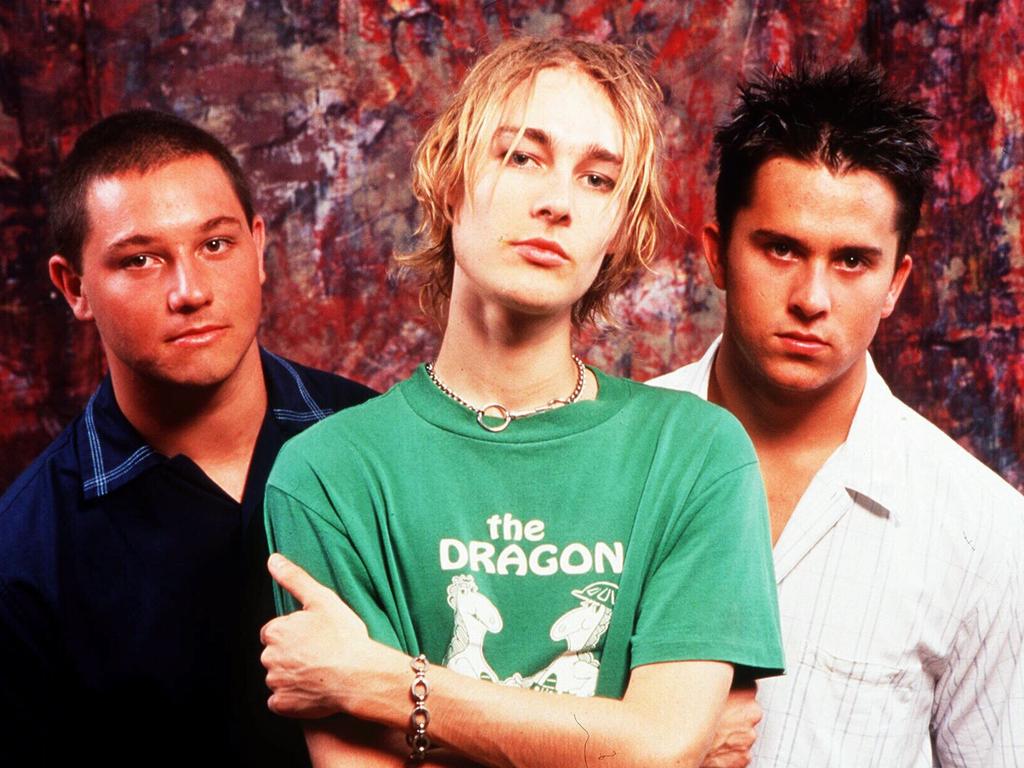 February, 1999: Ben Gillies, Daniel Johns and Chris Joannou.