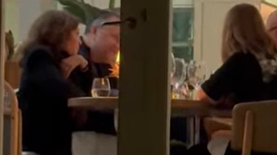 Former US Vice President Kamala Harris was spotted having dinner at the Bathers' Pavilion at Balmoral with her husband, ﻿Doug Emhoff – another moving nod to the working class. Picture: 9 NEWS