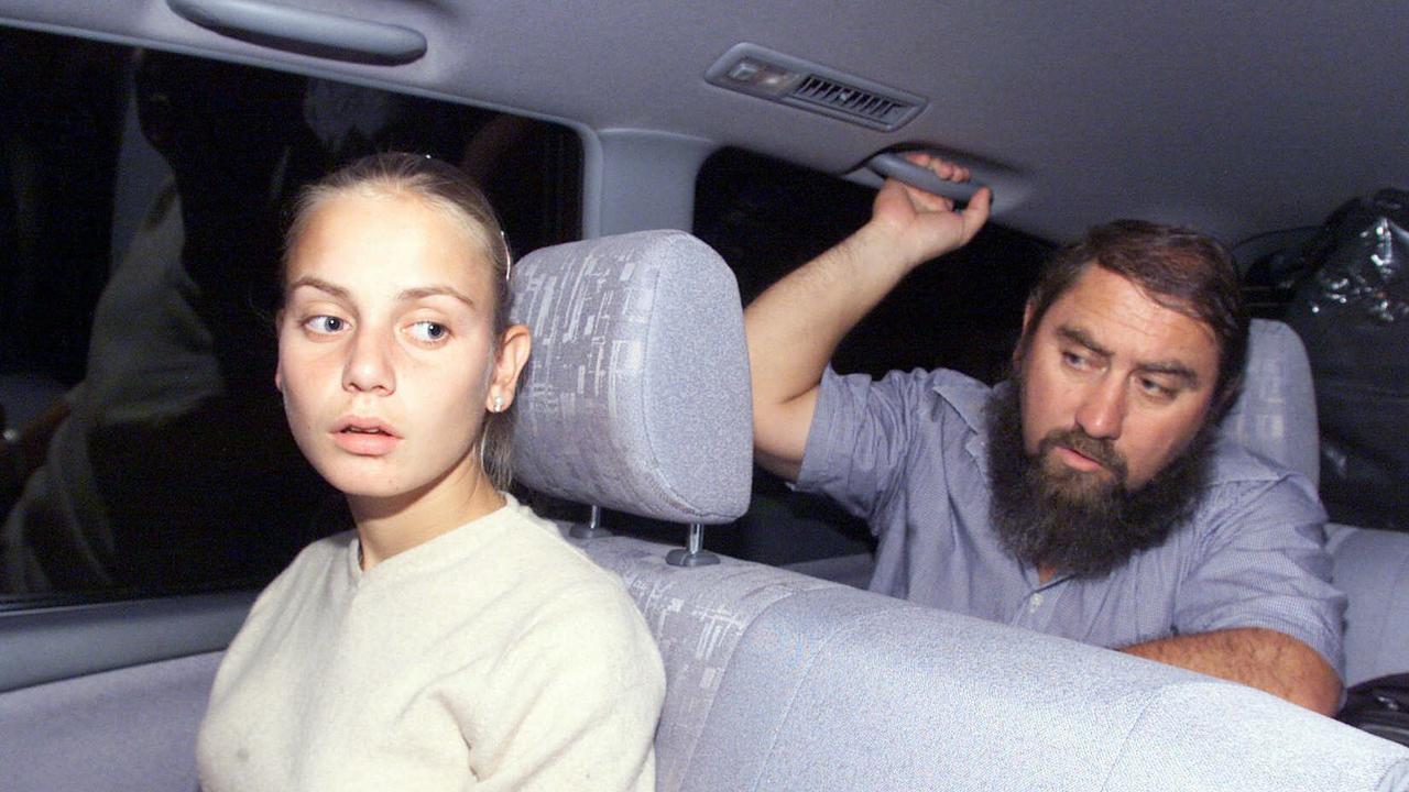 Jelena and Damir Dokic at the 2000 US Open. Photo: Glenn Hampson