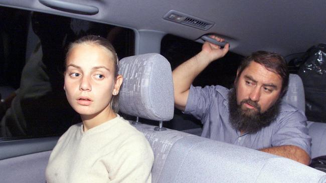 Jelena and Damir Dokic at the 2000 US Open. Photo: Glenn Hampson