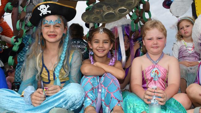 Our Lady of Lourdes Primary School Ingham. Photographs from the Maraka Festival Street Parade around the Ingham central business district on Saturday. In an ‘Under the Sea’-themed celebration of all things Hinchinbrook, school students, community organisations, emergency responders and contestants vying for the prized Queen and Princess titles paraded around Rotary Park in the centre of the town. Picture: Cameron Bates