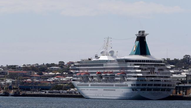 The MV Artania moored at Fremantle. Picture: Colin Murty/The Australian