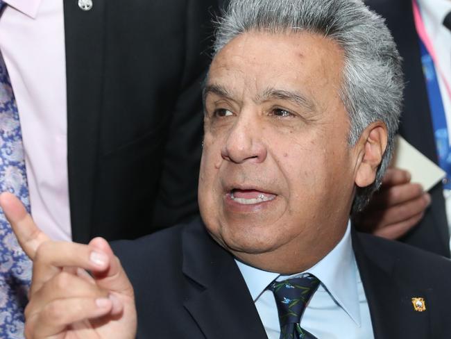 President of Ecuador Lenin Moreno. Picture: AFP