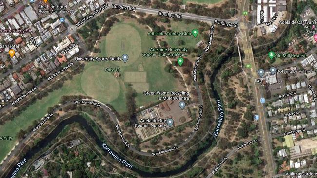 Adelaide City Council nursery on War Memorial Drive. Picture: Google Maps