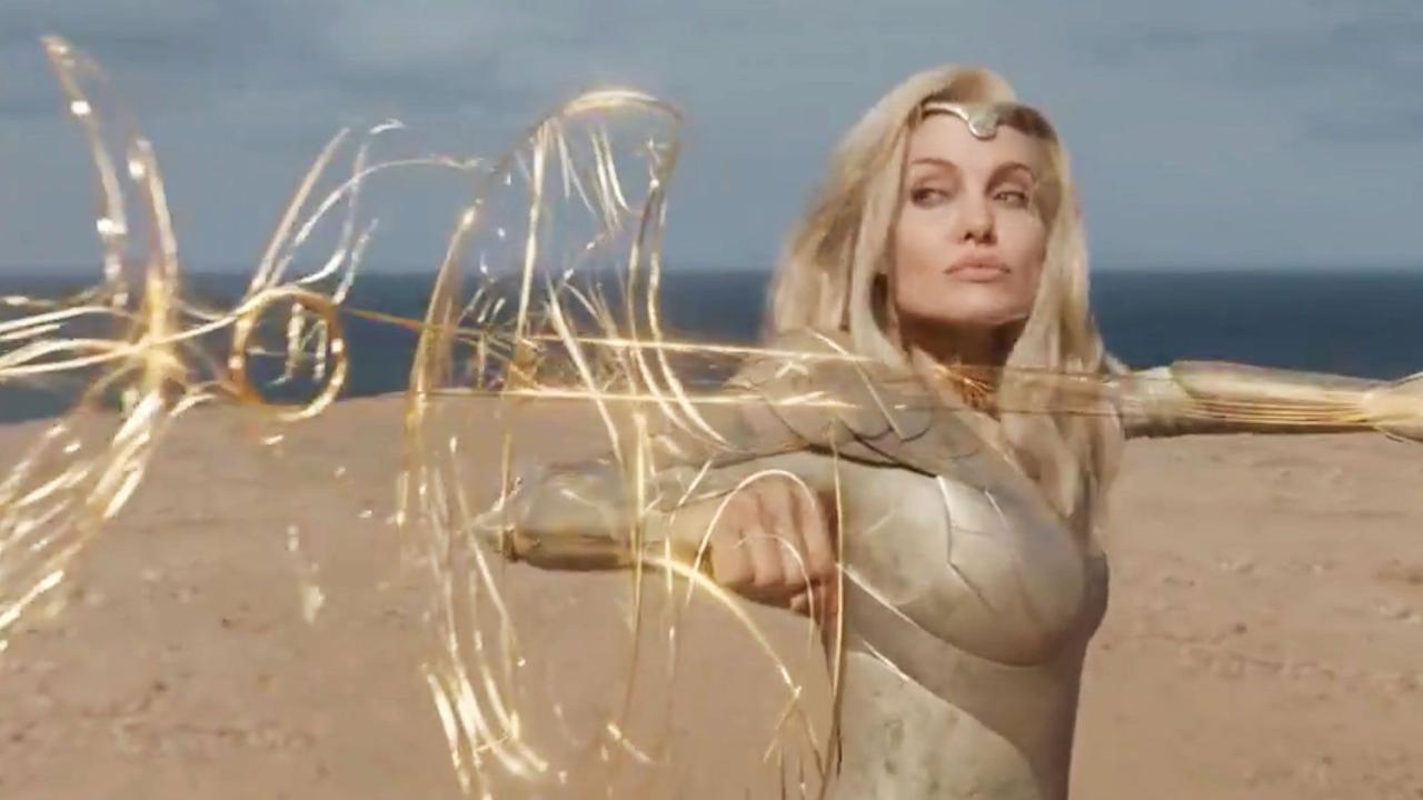 Angelina Jolie plays warrior Thena in Eternals. Picture: Marvel Studios