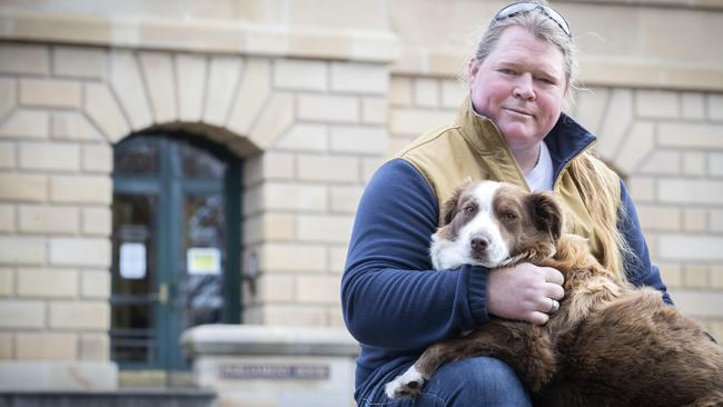 Nathan Fitzpatrick, a resident from the North West who has moved to Hobart and cannot find housing. Picture: Chris Kidd