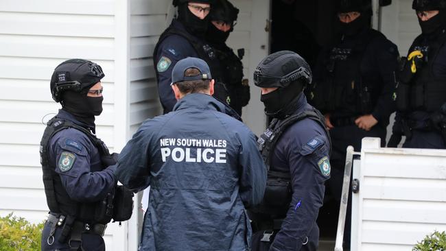 Raptor squad raiding a home. Picture: NSW Police/File