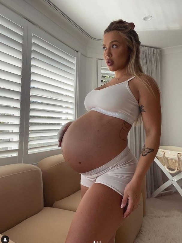 Tammy said she worked out while pregnant. Picture: Instagram/Tammy Hembrow