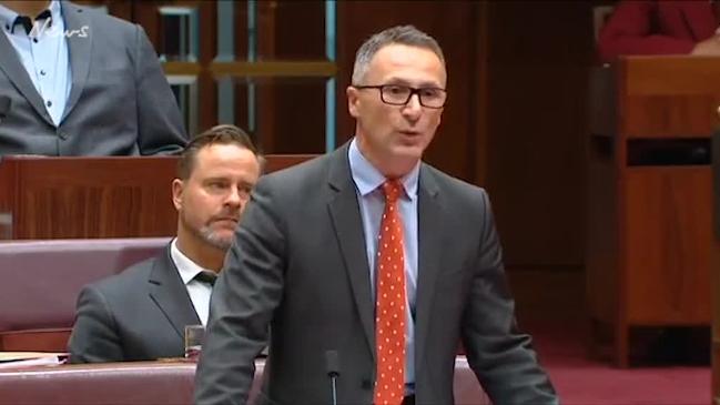 Greens leader's powerful speech