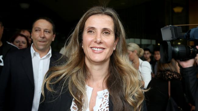 Kathy Jackson at Sydney’s Downing Centre after the Sentencing of Michael Willamson. Picture: John Grainger