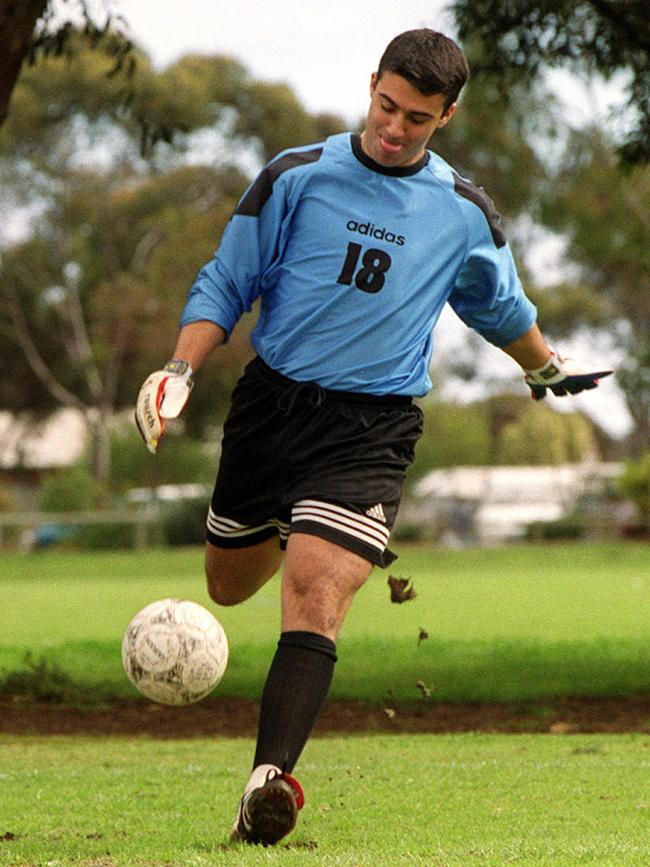 Former Australian under-17 goalkeeper Robbie Matosevic’s son, Sebastian Matosevic, has also been called up for the Joeys. Picture: Luke Hemer