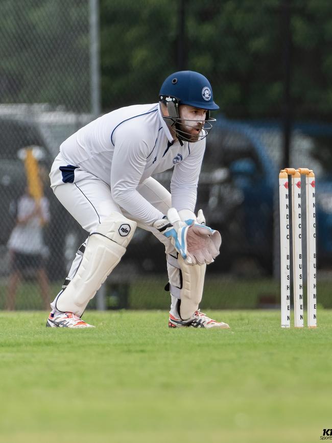 Action from Broadbeach Robina's battle with Mudgeeraba Nerang on Saturday. Picture: KPM Sports Images