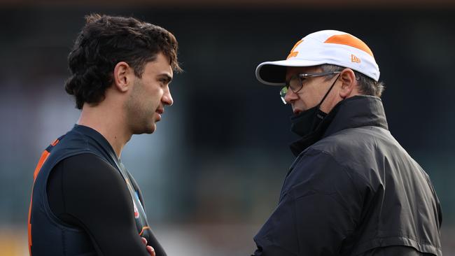 Will Giants coach Leon Cameron keep Tim Taranto in the midfield? Picture: Robert Cianflone/Getty Images