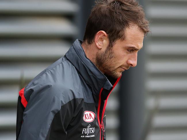 Essendon star Jobe Watson took a day off. Picture: Michael Klein