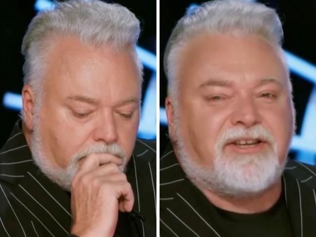 Kyle Sandilands breaks down on Aus Idol.