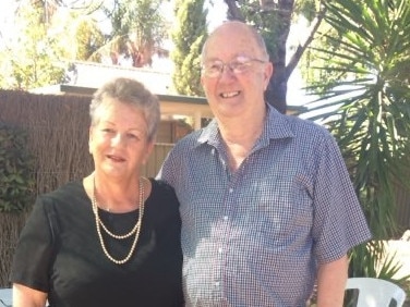 David Picken, 76, from Wangaratta, has received a compensation pay out after being diagnosed with terminal mesothelioma after being exposed to asbestos when working for Centrelink in the 1970s., Pictured with his wife Eileen