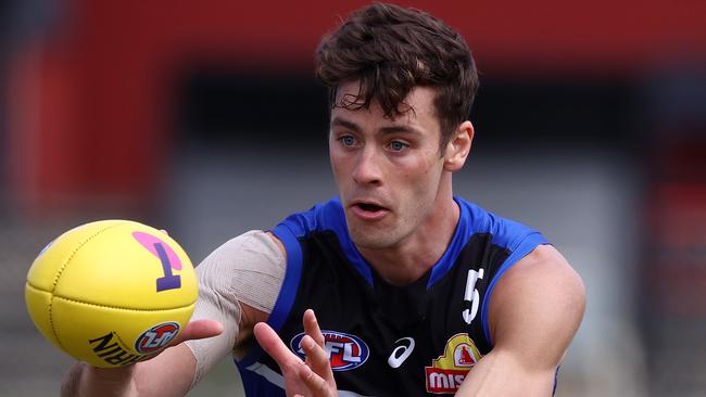 Bulldog Josh Dunkley is understood to be part of the ‘Woody pub’ revival. Picture: Michael Klein