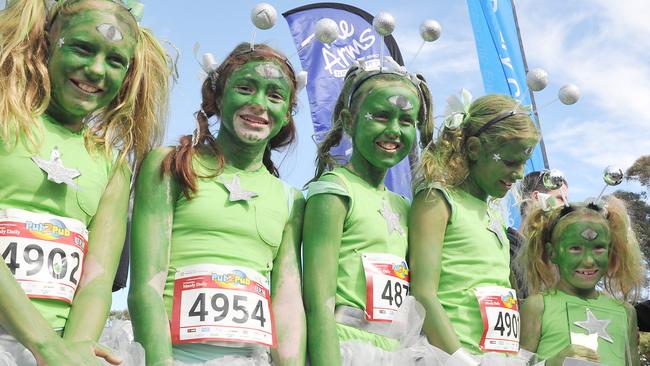 This team won the “Newport Arms Weird &amp; Wackiest Dress” in the 2011 event: Gemma Wickham, 13, Maddy Wilson, 13, Chloe Douglas, 13, Sophie Wickham, 11 and Holly Wickham, 8.