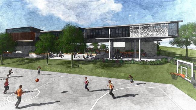 Artist impression of the facilities at Riverstone High School