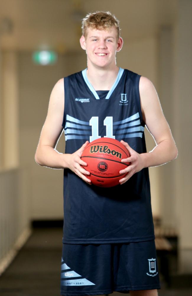 Rocco Zikarsky has joined the NBA Global Academy in Canberra. Picture: Steve Pohlner