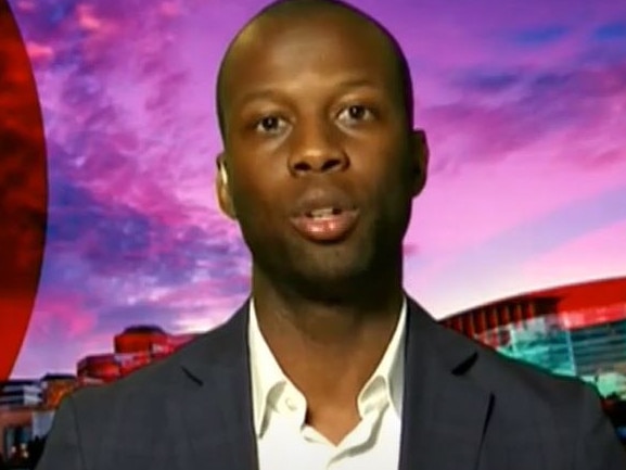 Bruce Djite on Q&A. Picture: ABC