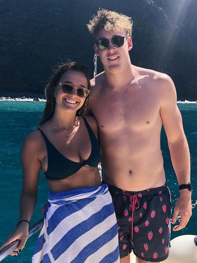 Olivia Burke and Tom Lynch.
