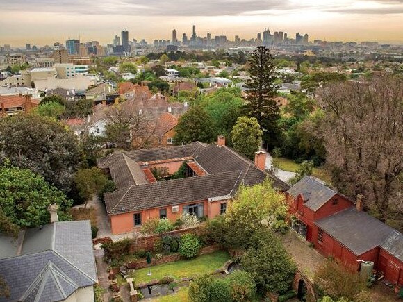 Melbourne houses aerial. Picture: XXX