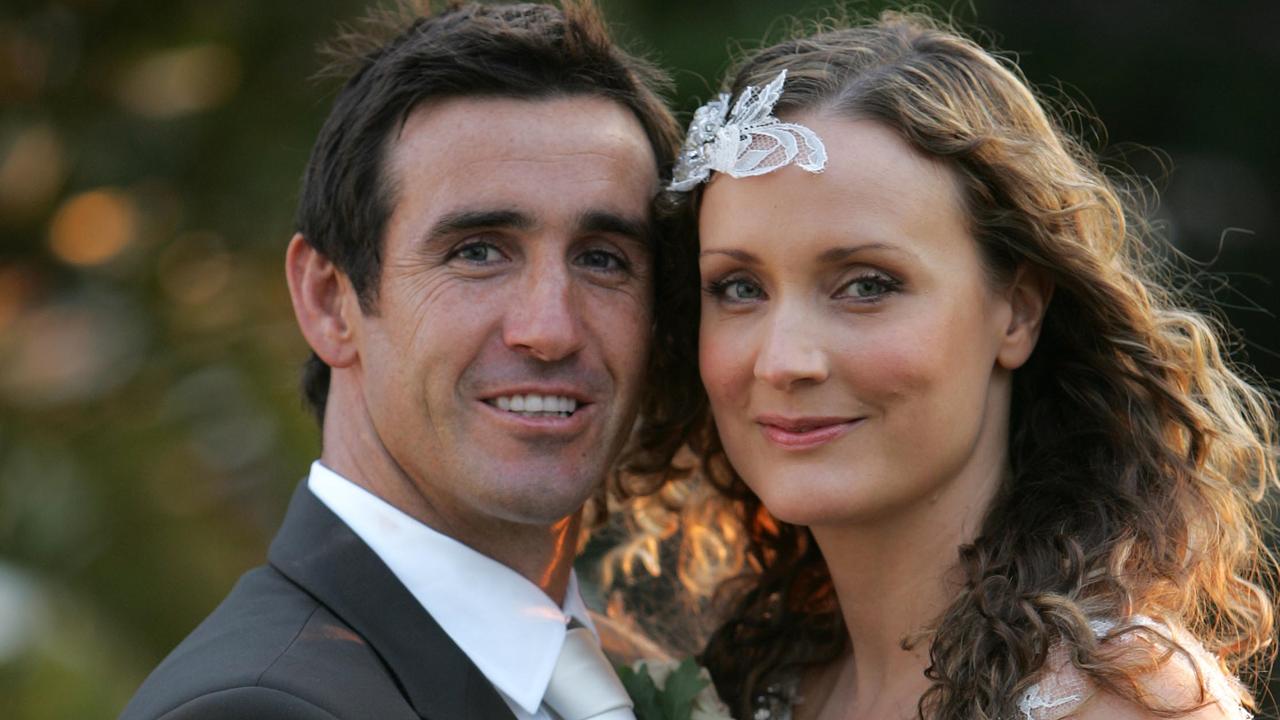 Wedding of rugby player Andrew Johns with Cathrine Mahoney on Shark Island in 2007.