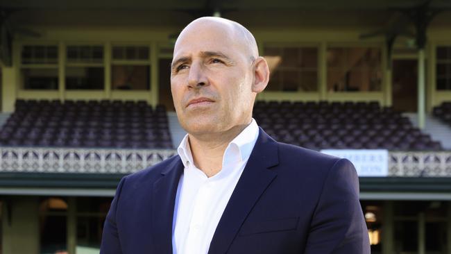 Cricket Australia CEO Nick Hockley is in an awkward position when it comes to deciding Justin Langer’s future. Picture: Mark Evans/Getty Images