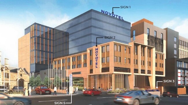 Hobart Novotel Hotel design. Pic: Scanlan architects