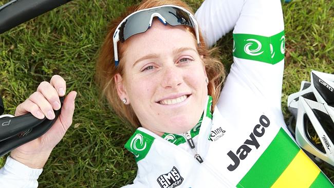 Chloe McConville is a professional road cyclist who represents the Jayco-AIS team, which 